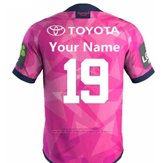 Maillot North Queensland Cowboys Rugby 2019-2020 Commemorative Rose Font01